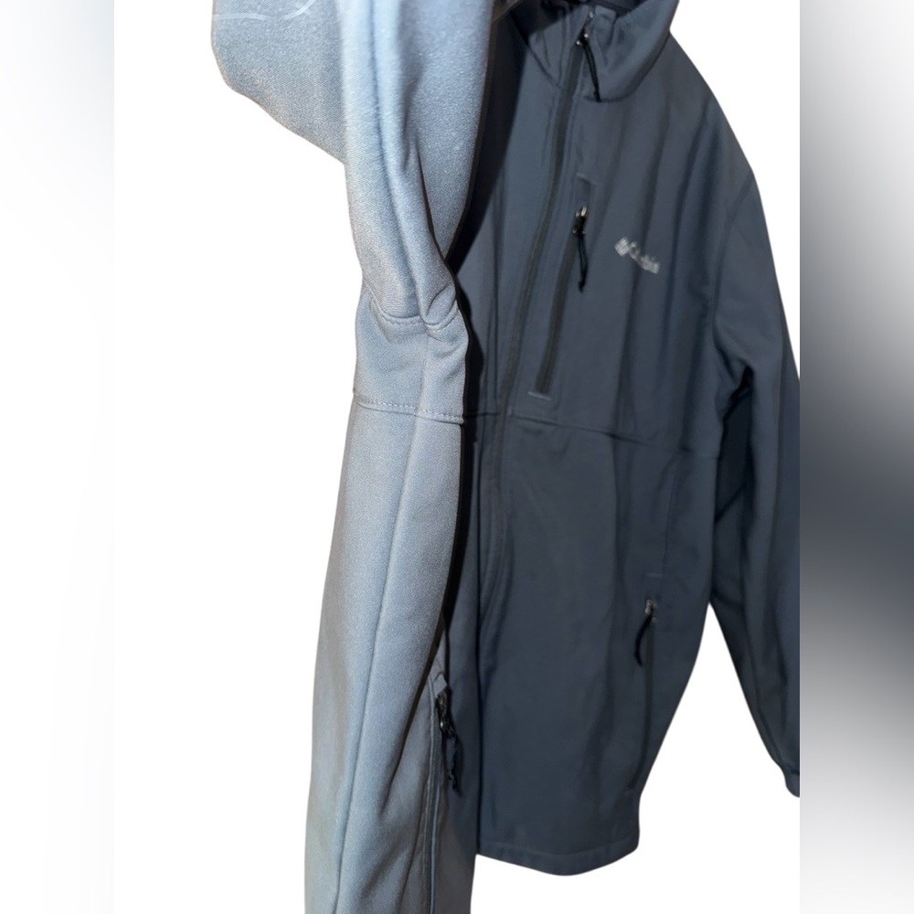 Columbia Gray Ascender Softshell Zip Front Jacket… - image 4